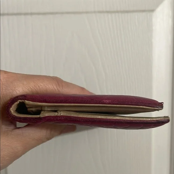 Chanel Pink Camellia Embossed Leather Wallet - Picture 4 of 8